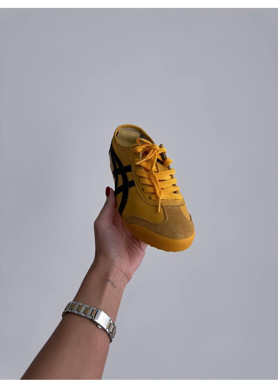 КРОСІВКИ ЖІНОЧІ ASICS ONITSUKA TIGER MEXICO 66 YELLOW АСІКС ОНІТЦУКА ТАЙГЕР No Brand чорні демісезони (369392519)