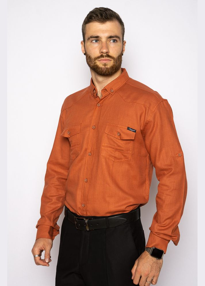 Прозрачная кэжуал рубашка однотонная Time of Style