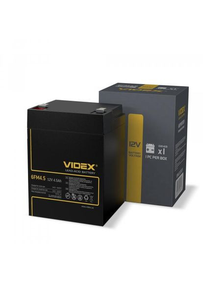 Акумулятор свинцевокислотний 1CB 12 В 4.5 Ah (25080) Videx 6fm4.5 (284106792)