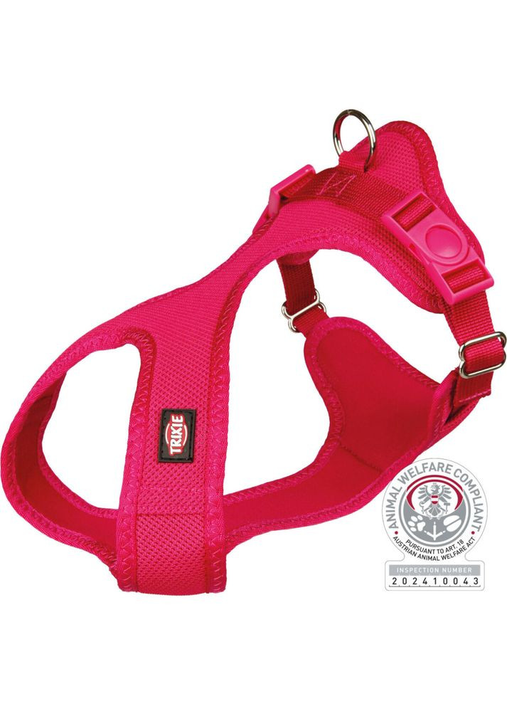 Шлейка для собак Soft мягкая нейлон фуксия размер XS-S 35-45 см/15 мм Trixie (372504861)