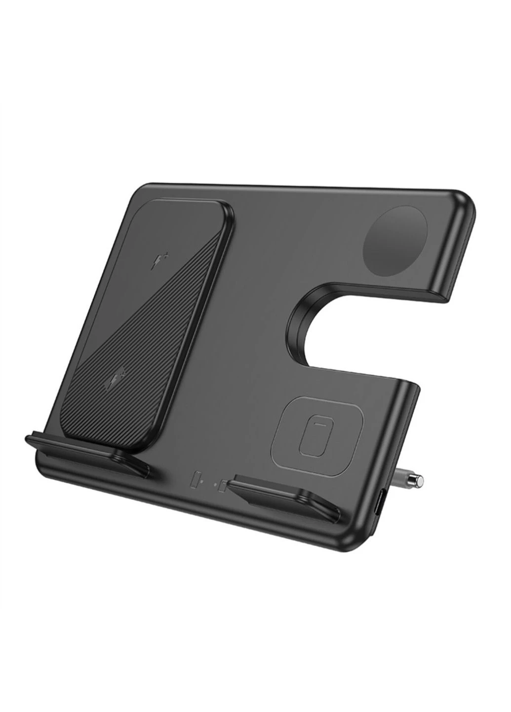 Бездротовий зарядний пристрій CQ2 Flash folding 3-in-1 wireless fast charger (SAM Watch) Hoco (376268667)