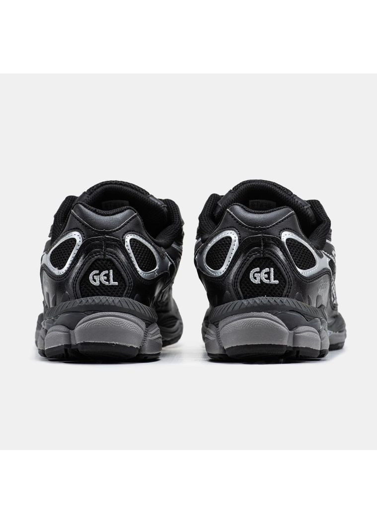 Чорні Осінні кросівки чоловічі asics gel-nyc black white асікс гель нюк No Brand