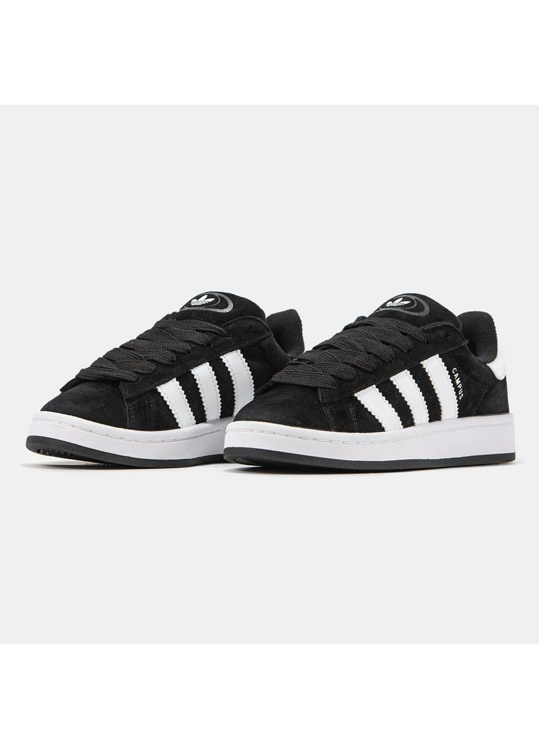 КРОСІВКИ ЖІНОЧІ ADIDAS CAMPUS 00S BLACK WHITE V2 АДІДАС КАМПУС No Brand чорні демісезони (367167586)