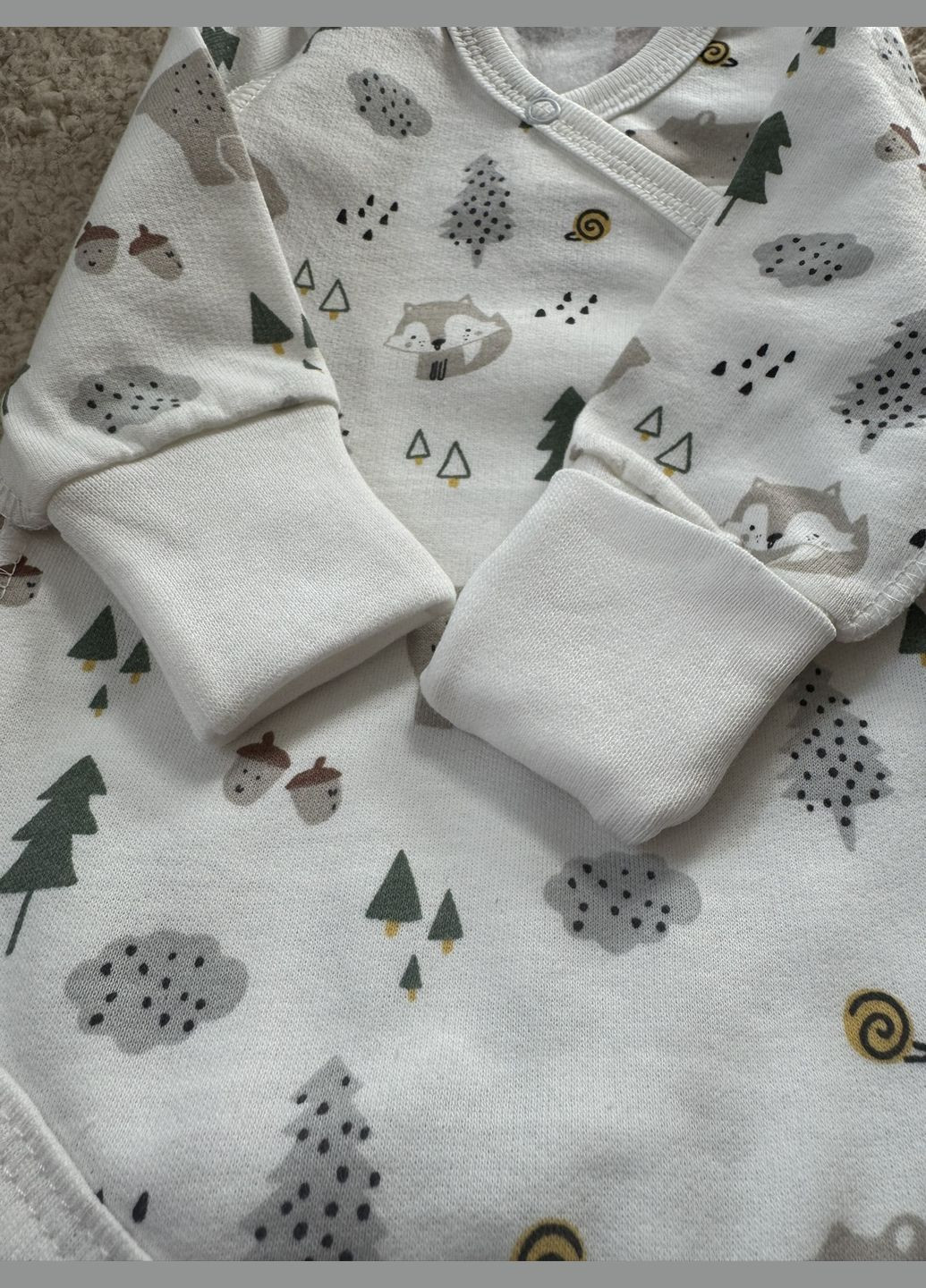 Боди футер для новородженного No Brand Боді (303633204)