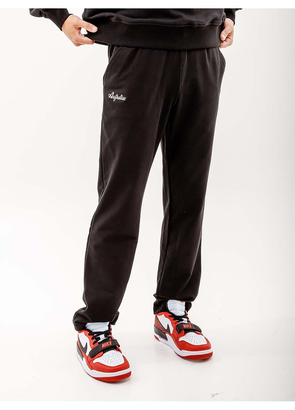 Черные демисезонные брюки Australian