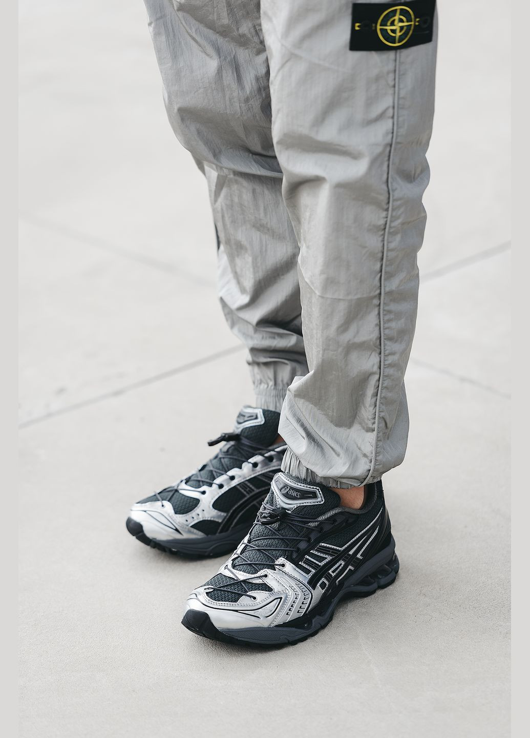 Чорні Осінні кросівки чоловічі asics gel-kayano 14 x unaffected black grey | асікс гель-каяно 14 чорні сірі No Brand