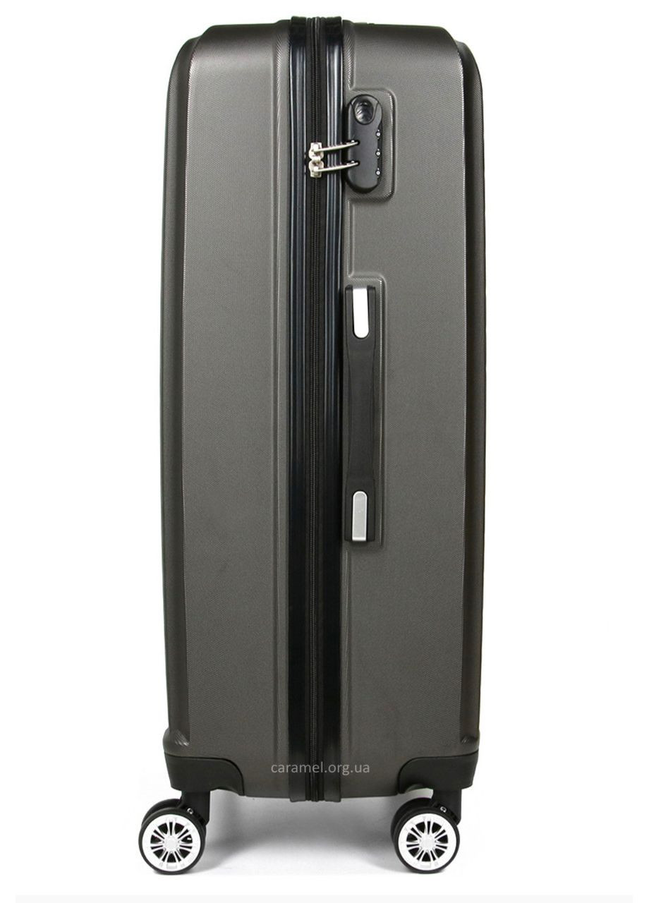 Чемодан Франция большой L серый 76х49х30см/95л/4.0кг/ 625 WORLDLINE (324802229)