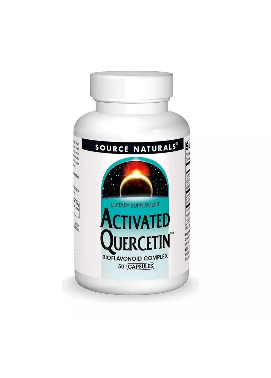 Натуральна добавка Activated Quercetin, 50 капсул Source Naturals (294928297)