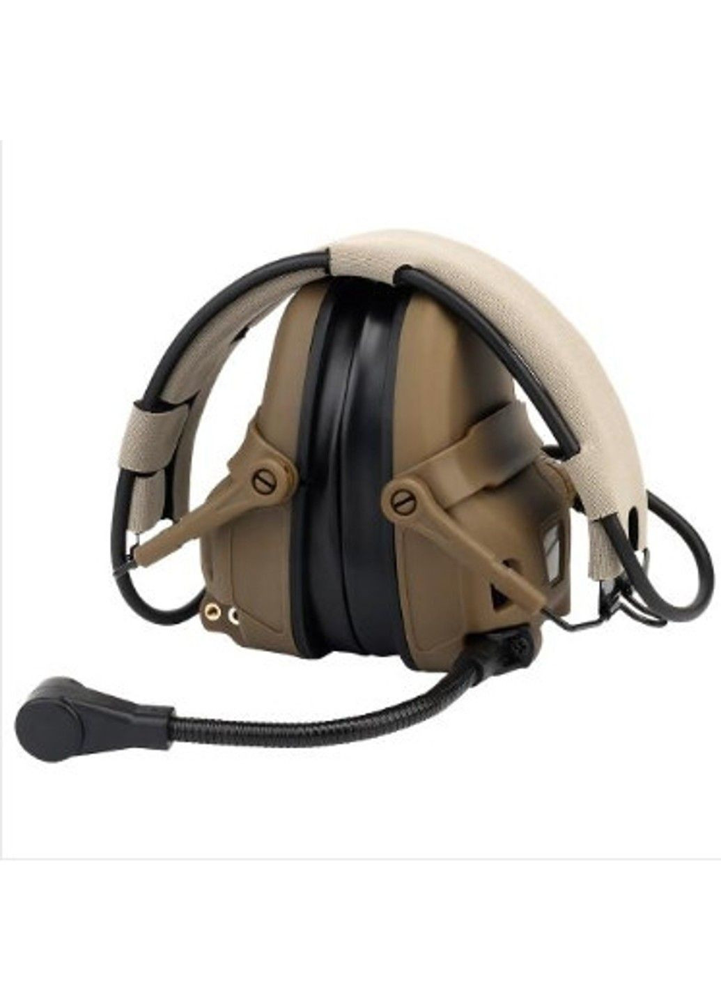 Тактические активные наушники Wosport HD-17 Гарнитура с шумоподавлением + Bluetooth Оливковый No Brand (332636554)