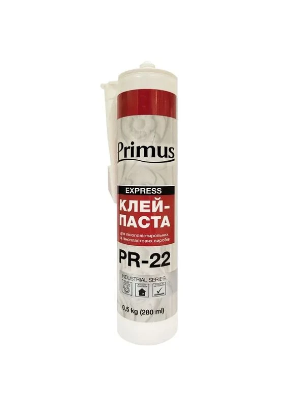Клей-паста для пенополистирола и пенопласта PR-22 0,5 кг (280 мл) Primus (393195885)
