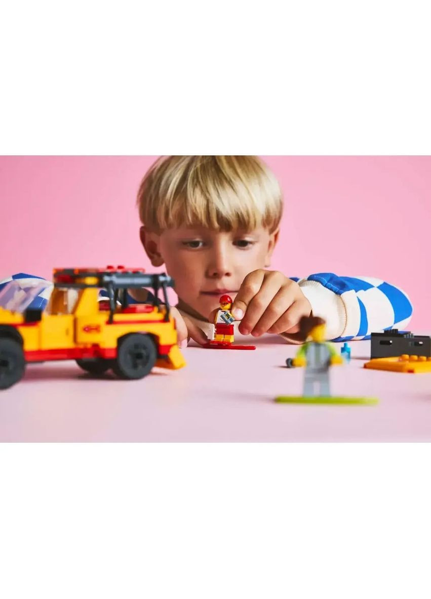 Конструктор City Пляжный спасательный грузовик, 214 деталей () Lego 60453 (328395008)