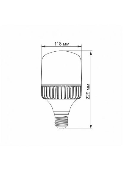 Светодиодная лампа A118 VLA118-50405 50 Вт E40 5000 K (24310) Videx (284106760)