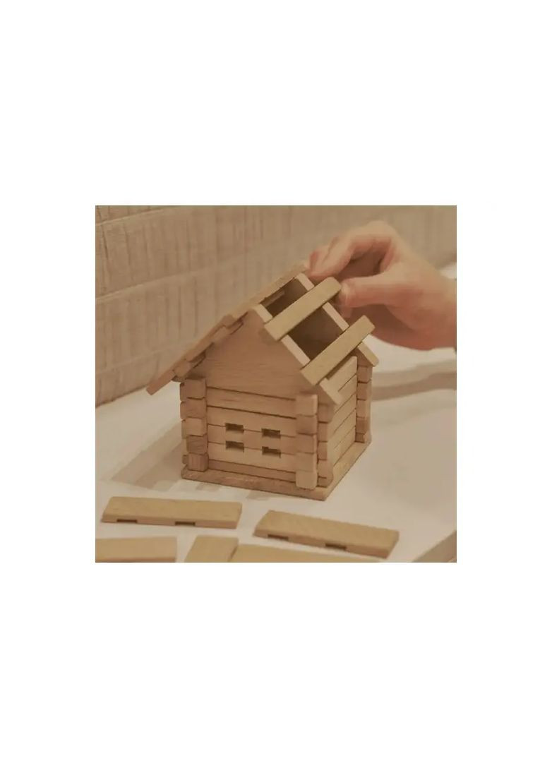 Деревянный конструктор Копилка из цельной древесины для детей от 4 лет в ассортименте 900293 Igroteco Нас8746 (370652910)