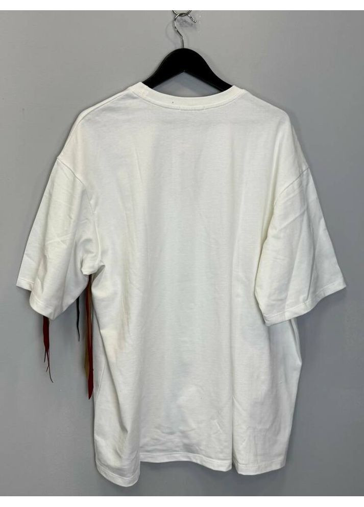 Женская футболка плотная 250 оверсайз Петухи MKNK105050-1 Nora Kvittin - (360545274)