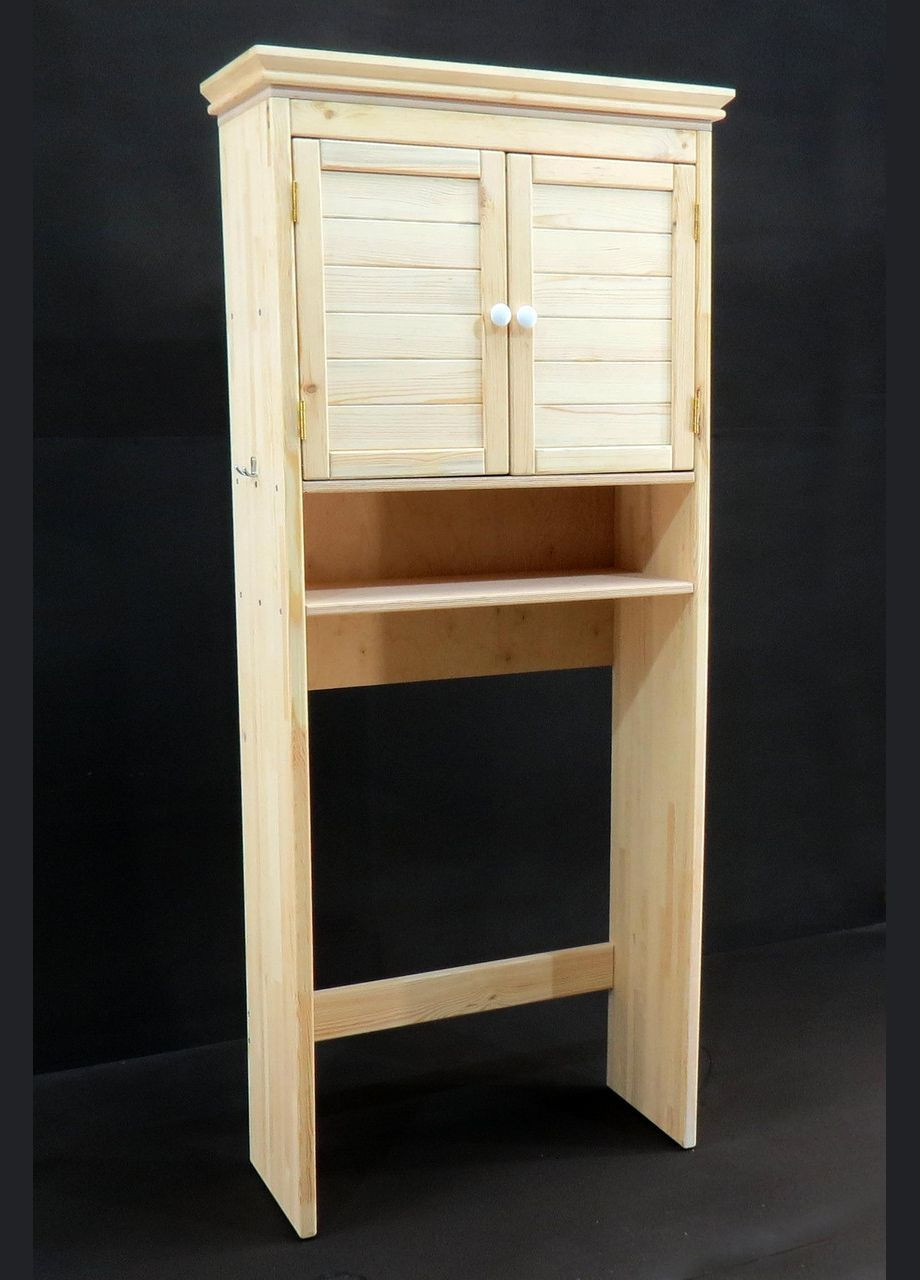 Стеллаж над унитазом из дерева Азрак бланже (СУТ-001301) No Brand (328293292)