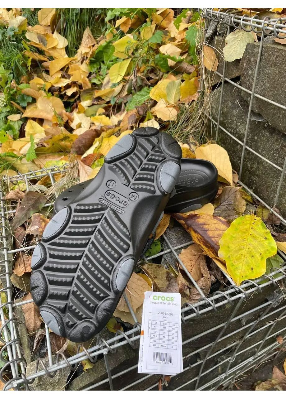 Мужские Black арт. 206340 / Крокс Ол-Терейн черные Сабо оригинал удобны Crocs All-Terrain Clog (364988985)