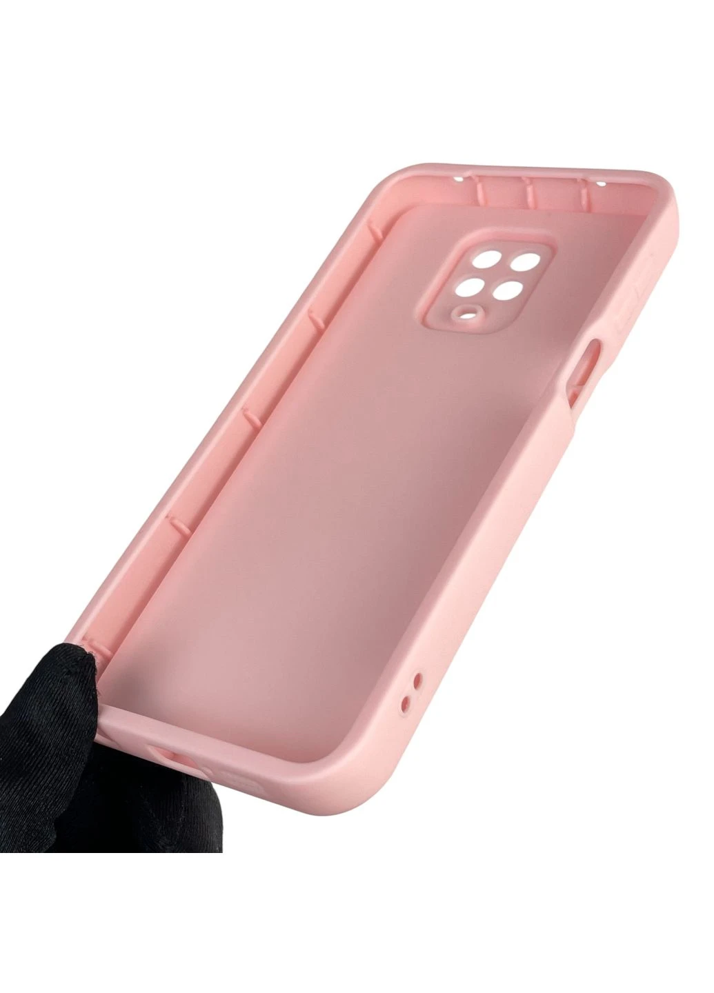 Чехол силиконовый оригинальный Soft Touch с 3D принтом вишенки для Redmi Note 9 Pro (Полная защита камеры) Xiaomi (378974351)