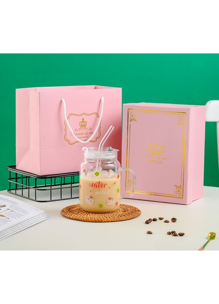 Кружка с трубочкой и крышкой Water 14603 400 мл No Brand (349222694)