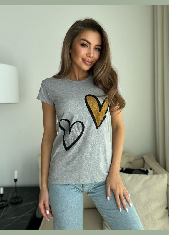 Футболка WN20-628 сіра ISSA PLUS - (317396299)