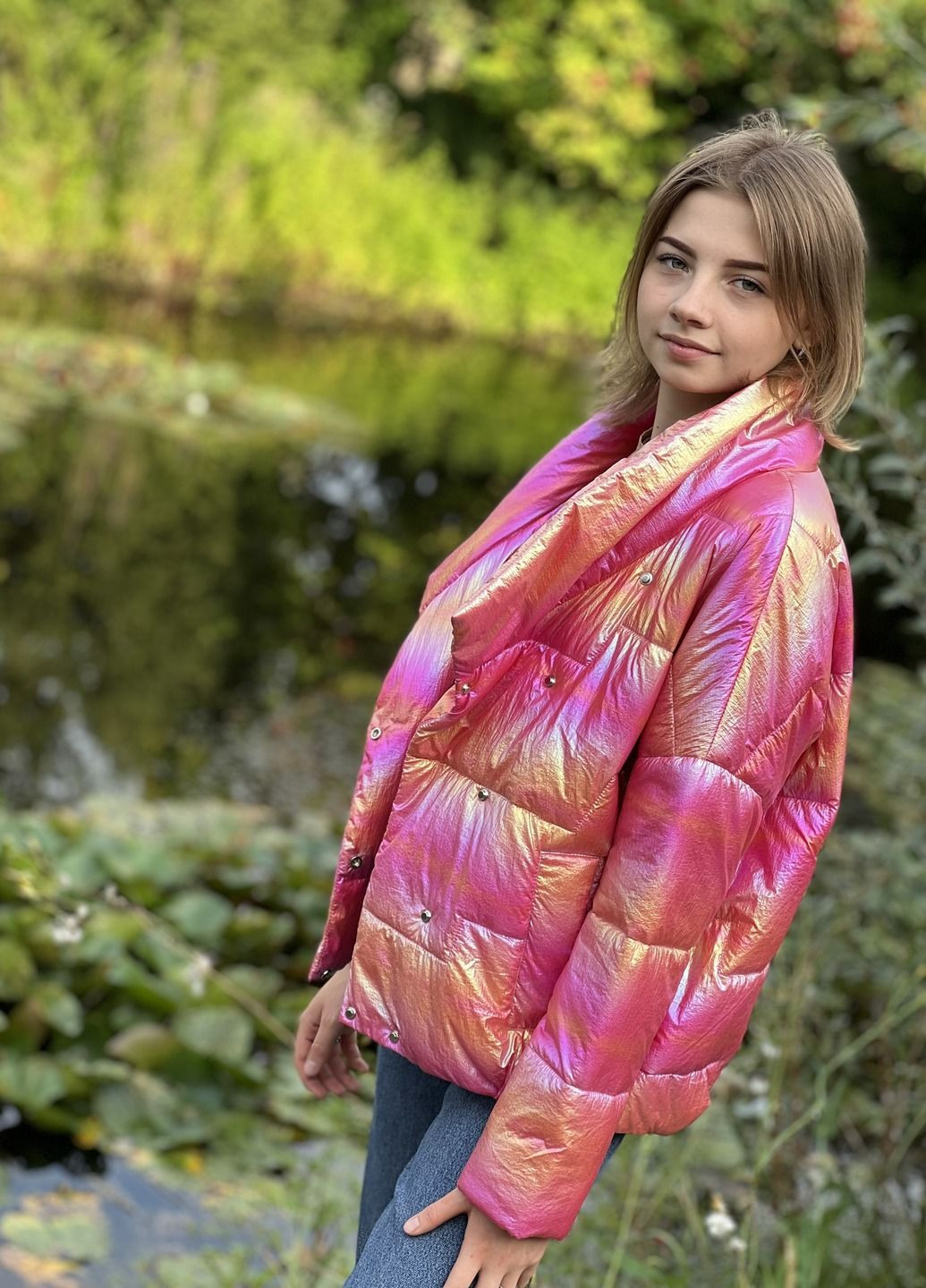 Красная демисезонная куртка KTL&Kattaleya