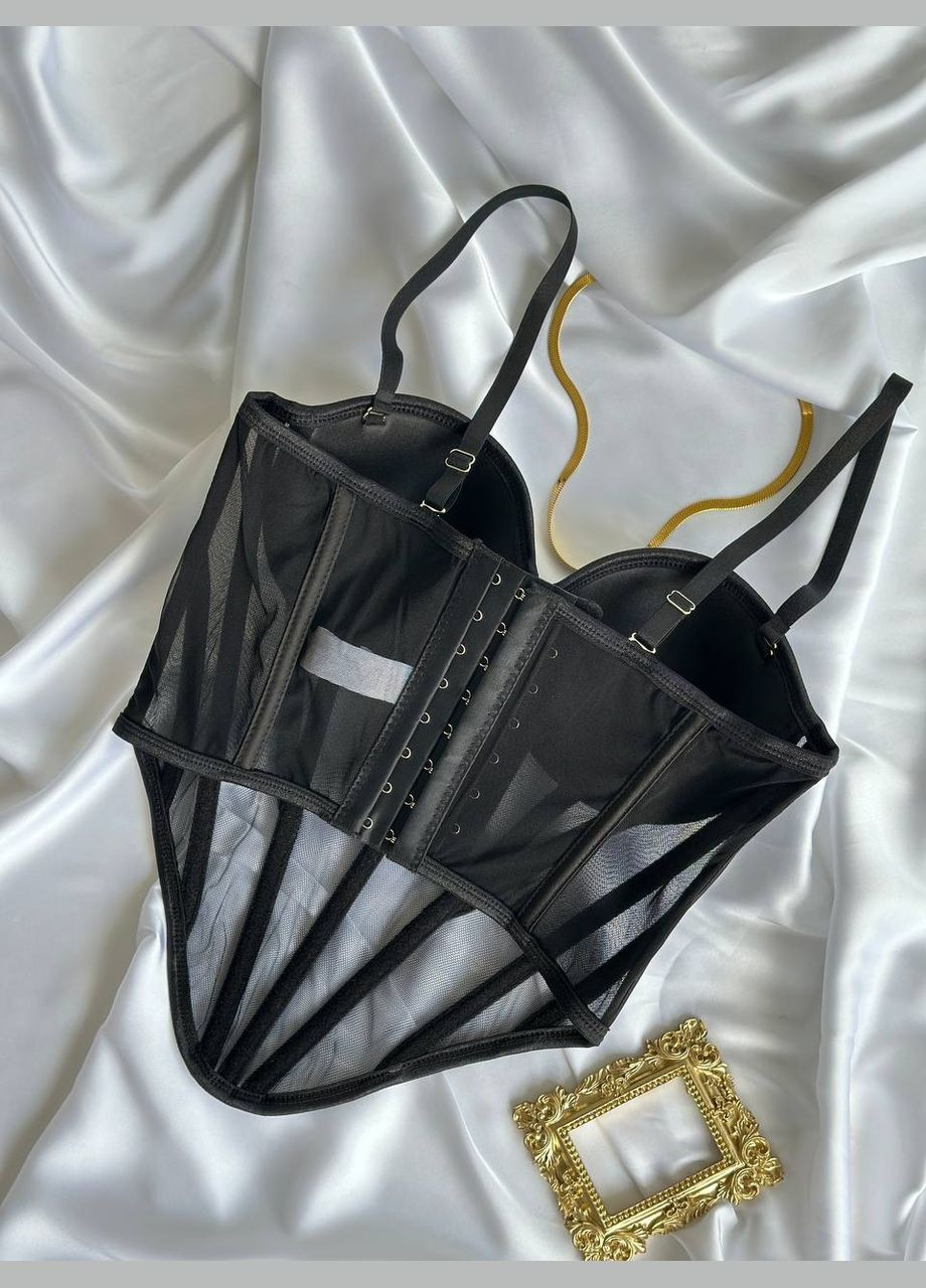 Трендовий топ-бюстьє з сіточкою Vakko (327141846)