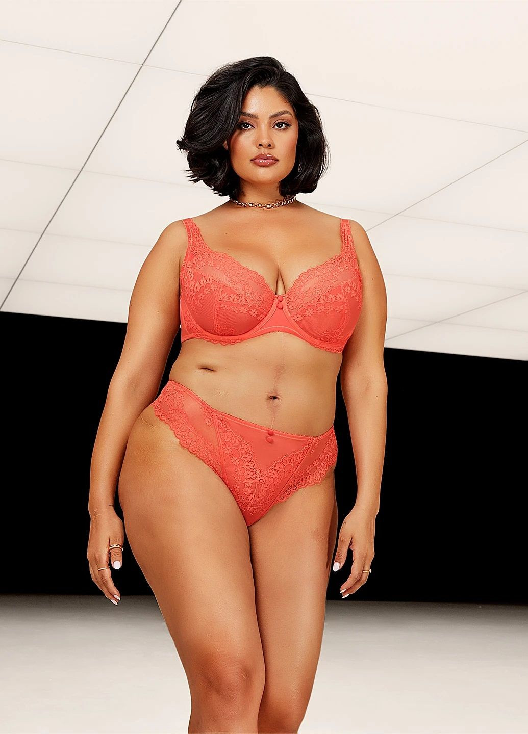 Коралловый бюстгальтер Hunkemoller