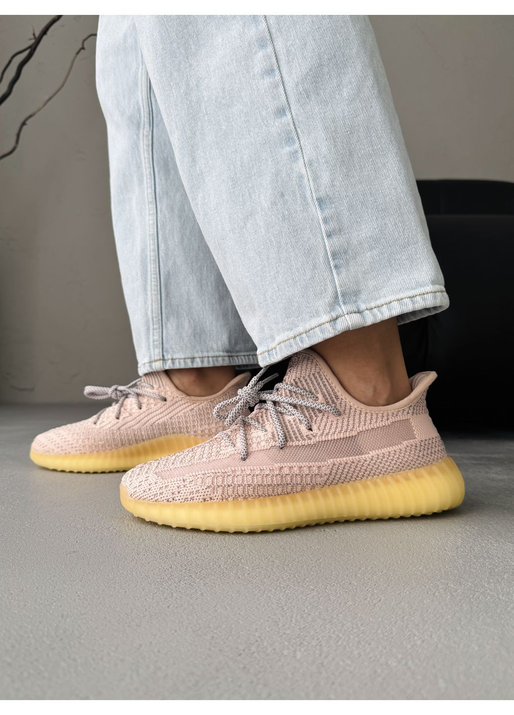 Комбіновані Осінні кросівки чоловічі adidas yeezy v2, synth адідас ізі буст No Brand