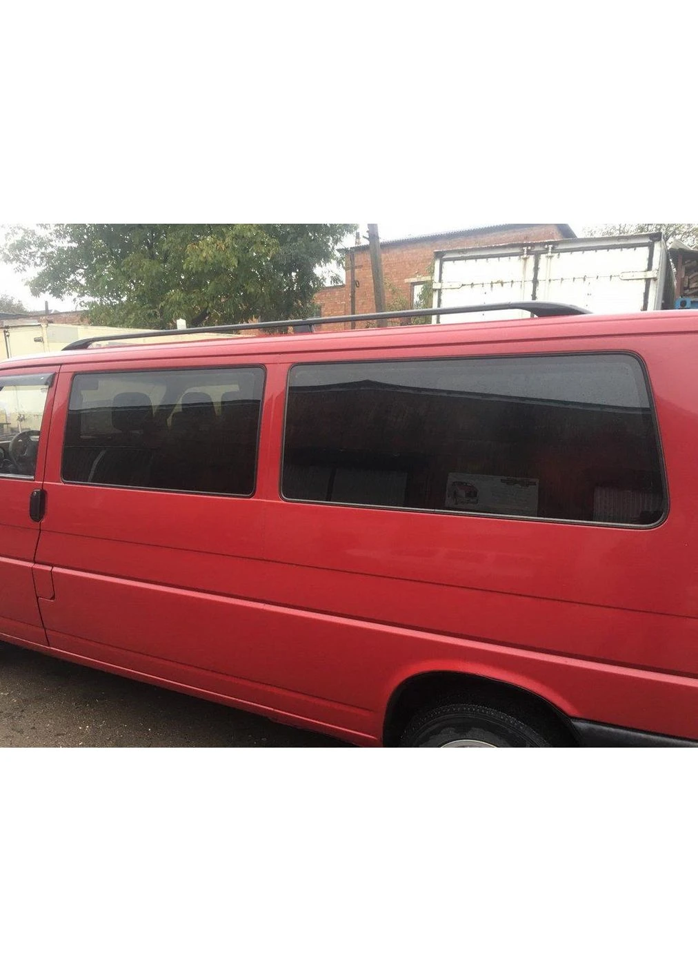 Рейлінги Чорні Довга база, Пластикові ніжки для Volkswagen T4 Transporter 1990-2003 рр Digital Designs (390717272)