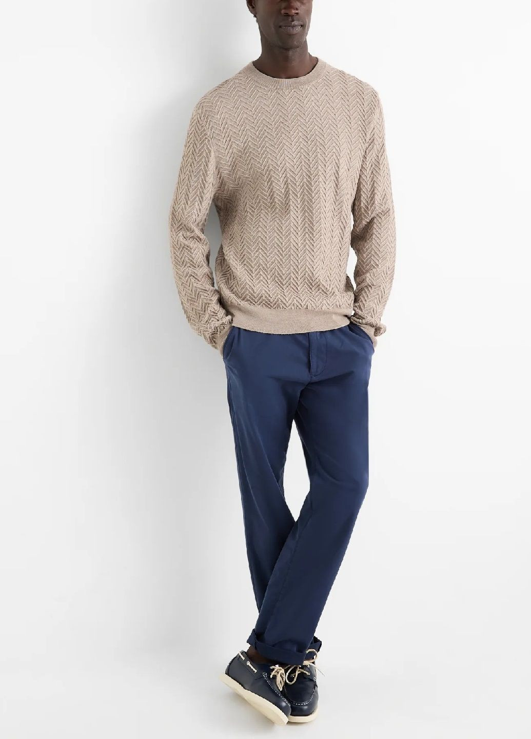 Светло-бежевый демисезонный свитер C&A