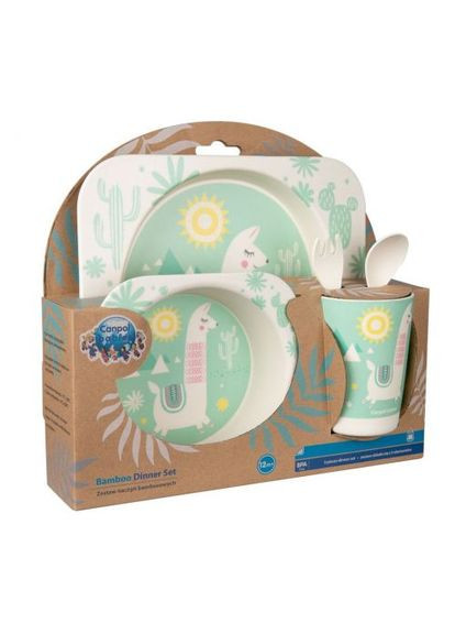 Набор посуды бамбуковой (5 эл) Lama Canpol Babies (361418297)