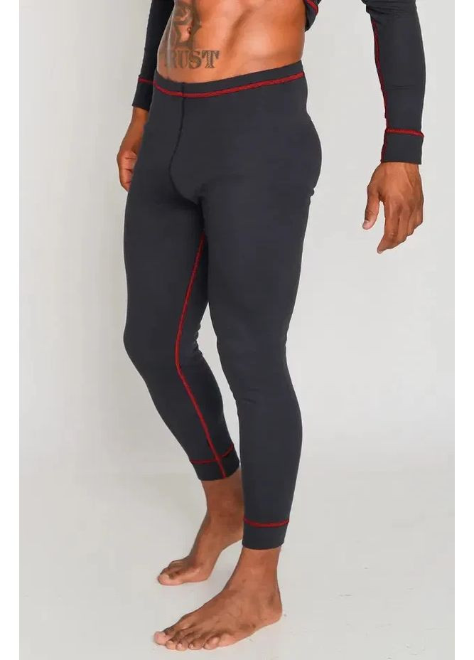 Комплект термобілизни для чоловіків ROCK,, повсякденний, чорний з червоним рядком Rough Radical (361115863)