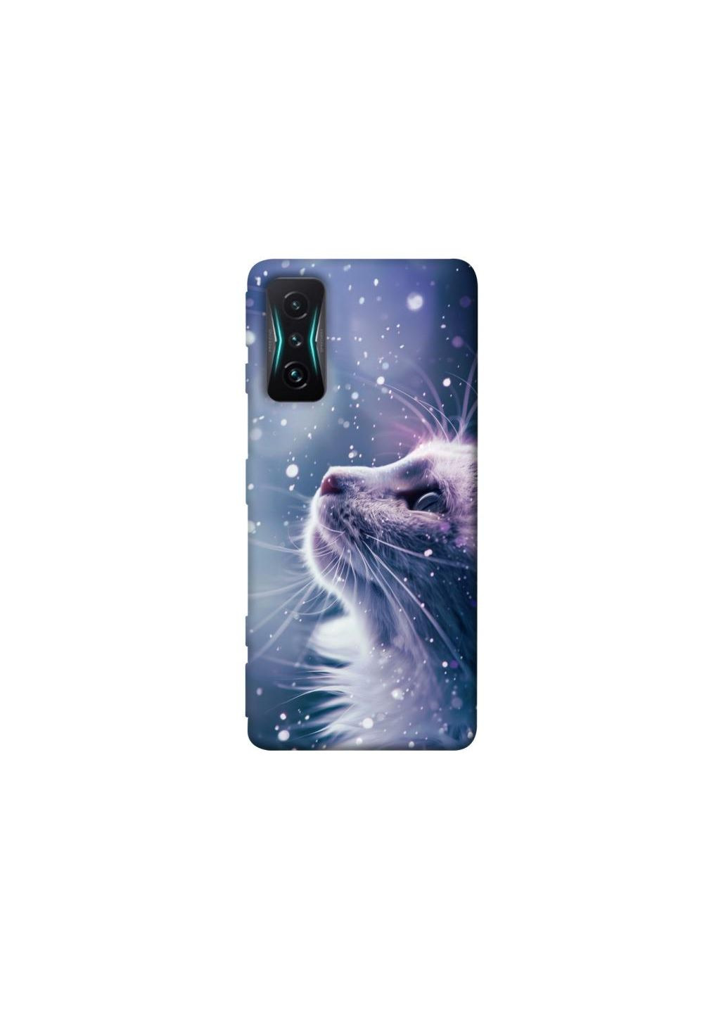 Чехол на Xiaomi Redmi K50 Gaming Snow cat Frontalka (346496969)