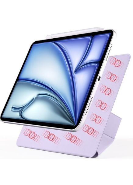 Чохол-книжка Ultra Slim Origami Flex з кріпленням Apple iPad Mini 7 2024 Purple BeCover (360422457)