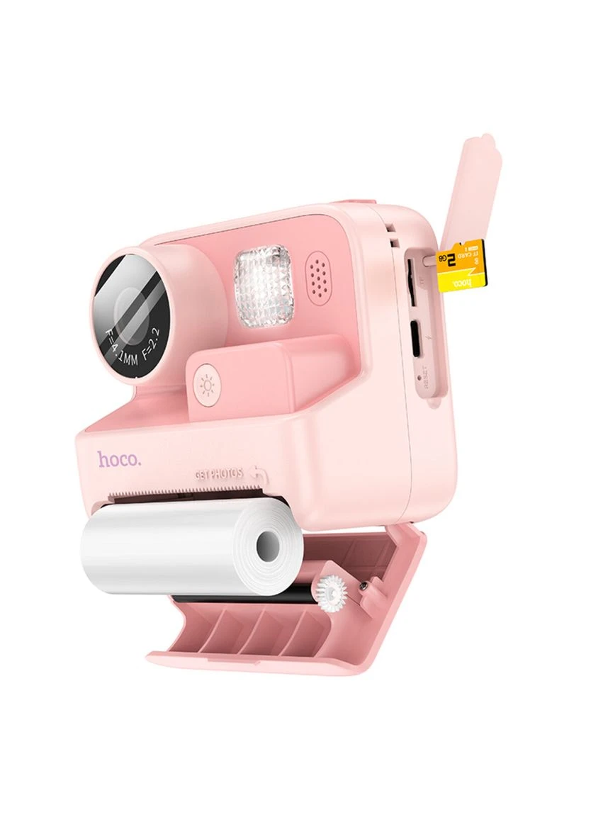 Камера для дітей Dual lens children printing camera Pink Hoco DV200 (347645651)