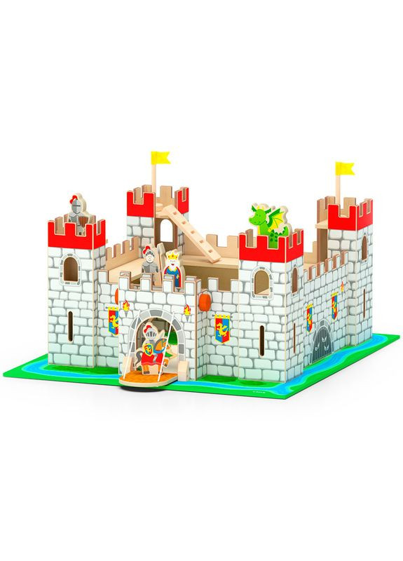 «Замок» деревянный сборный конструктор (2100/50310) Viga Toys (324423411)