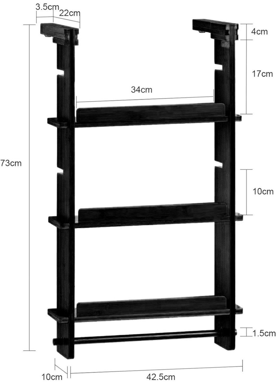 Полка на холодильник из дерева Берджет венге (ПХО-001312) No Brand (327865374)