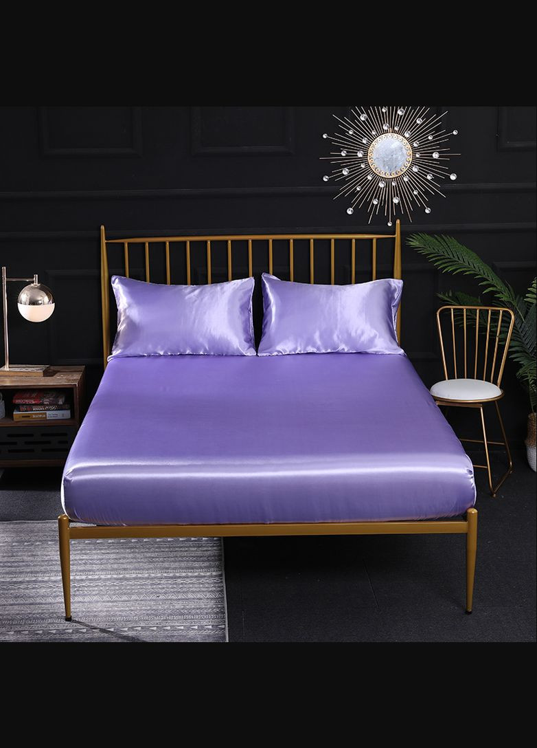 Атласна постільна білизна Євро 200 x 220 + 4 x 50 x 70 (141408-02) No Brand (348094965)