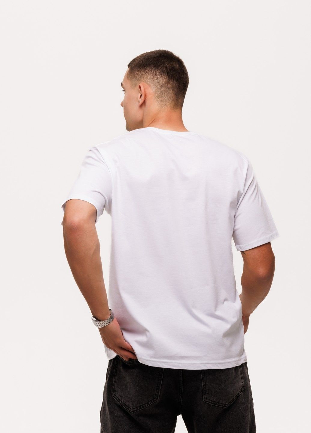 Біла чоловіча футболка "summer holiday" m білий (1218013200021) Наталюкс 12-1801