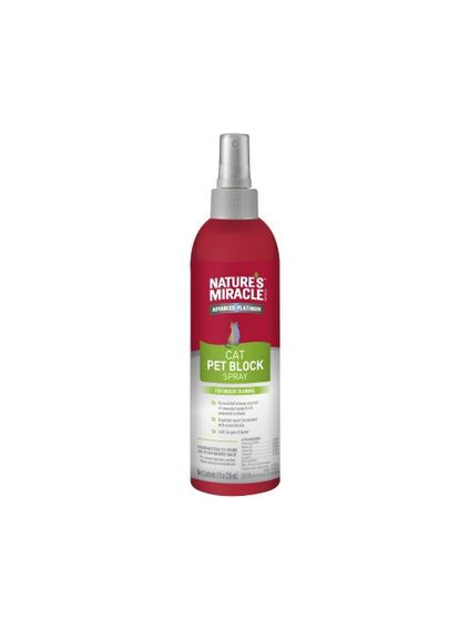 Спрей-відлякувач 8in1 NM JFC Pet Block Cat Repellent Spray для котів, 236 мл Nature's Miracle (333426721)