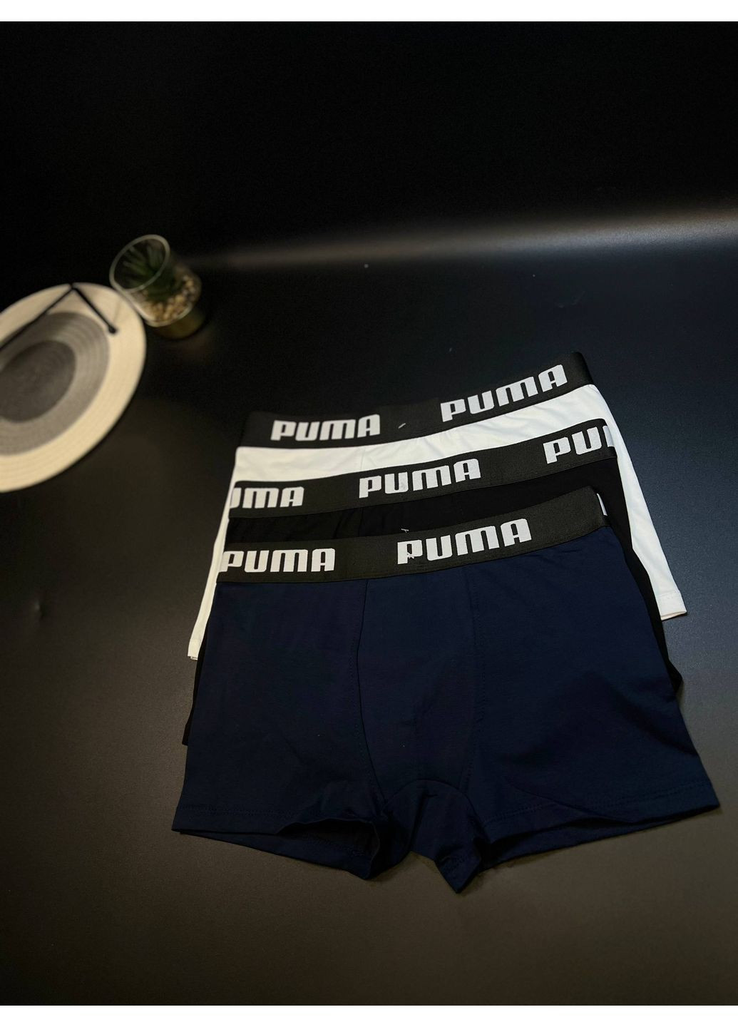 Труси чоловічі, боксери | Набір 3 шт боксери | Білина чоловіча No Brand (360978470)