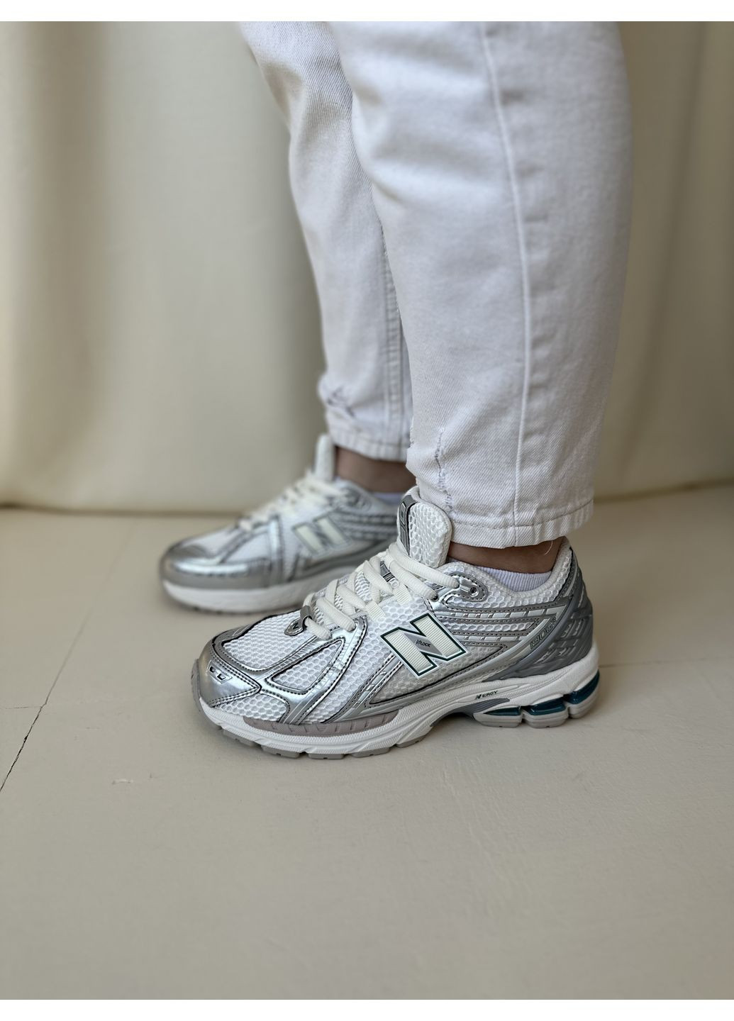 Комбіновані Осінні кросівки чоловічі new balance 1906r silver metallic sea salt нью беланс 1906r No Brand