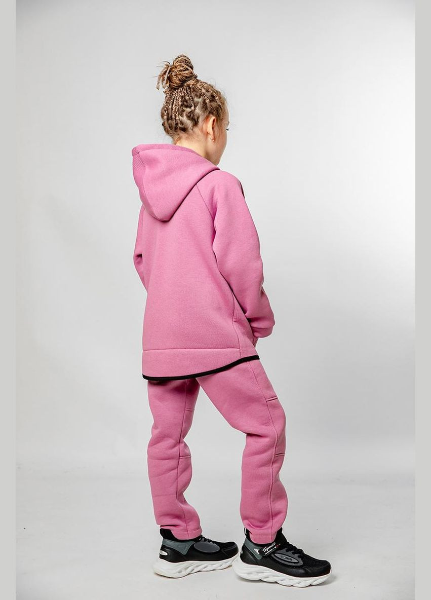 Костюм для девочки теплый (толстовка+штаны) тринитка р.128 Україна (312542016)