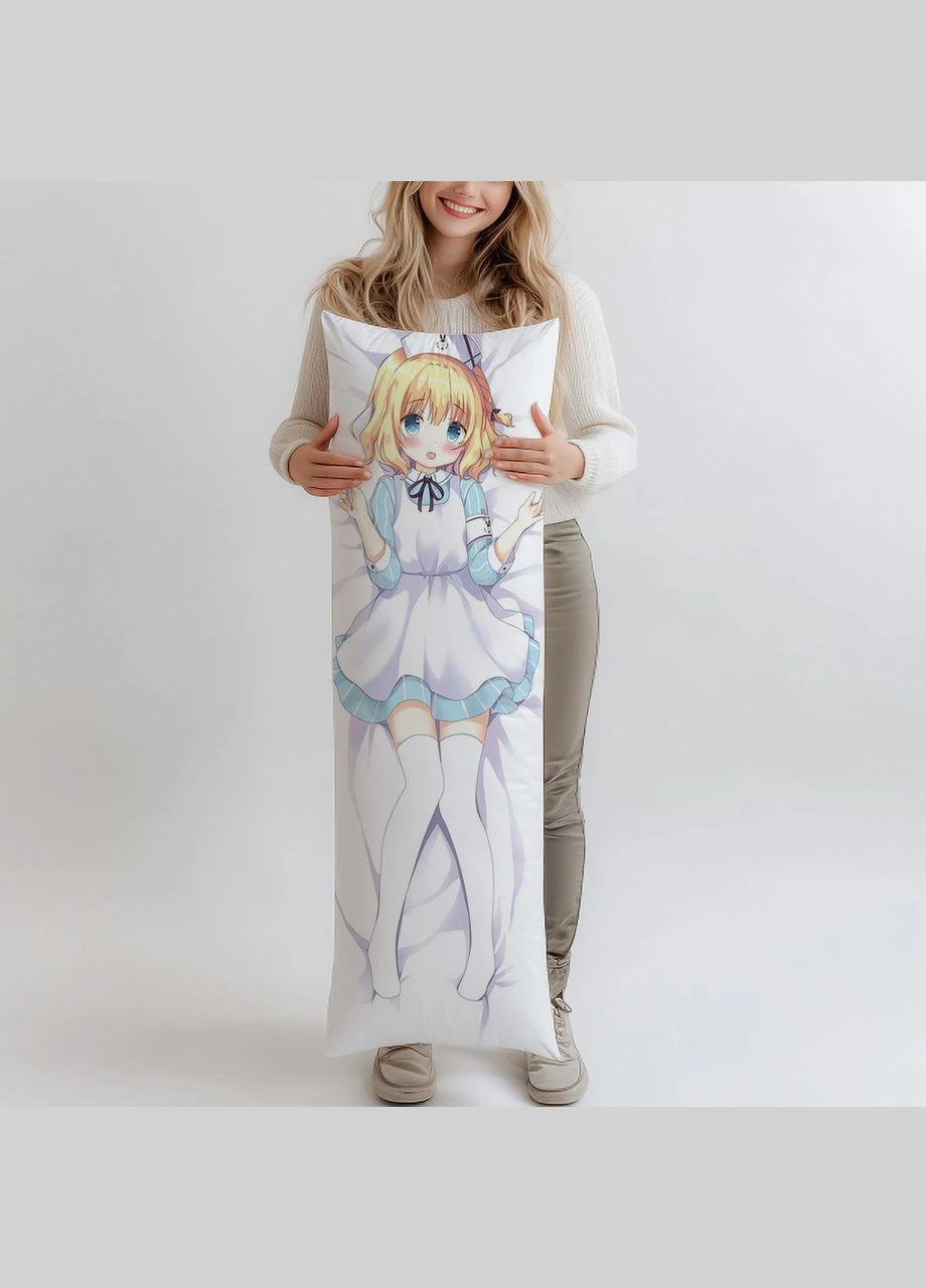 Шаро Кирима Это заказ кролика? подушка дакимакура 120*40 см No Brand (317264751)