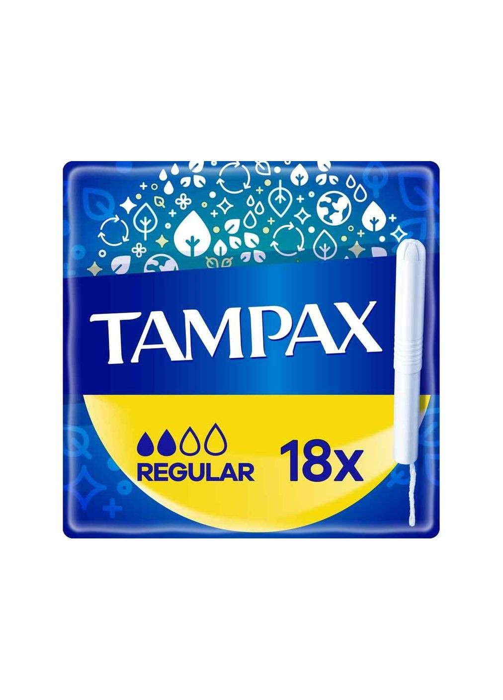 Тампоны 18шт с аппликатором Regular Tampax (346393160)