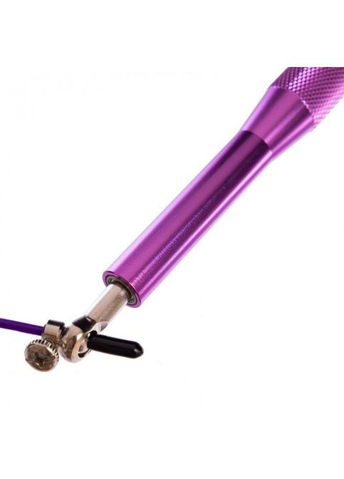 Скакалка для кросфіту, швидкісна скакалка фіолетова 3 м (ручка алюміній) CM-J601V Cima (297080211)