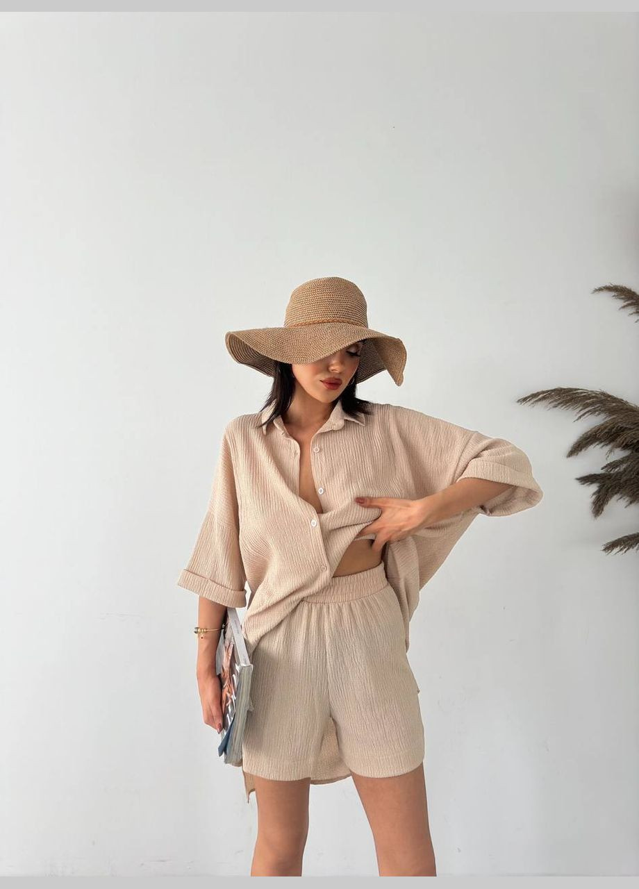 Костюм жіночий сорочка + шорти Україна (337508663)