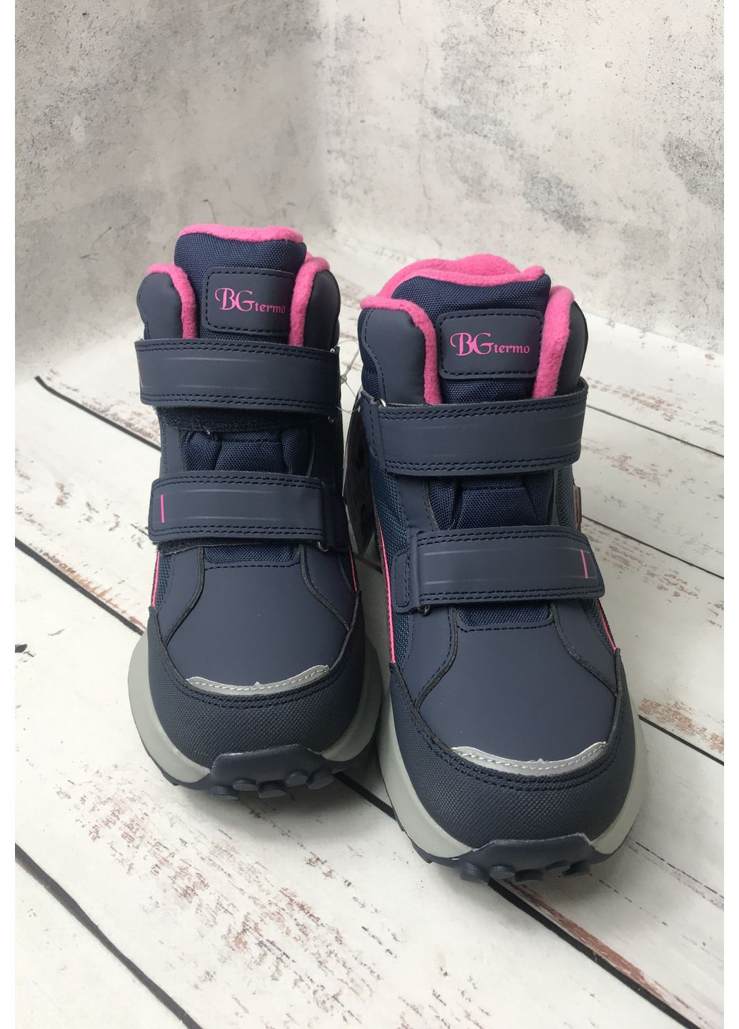 Темно-синие повседневные зимние термбрюшки детские на девочку termo темно-синий (493) BG