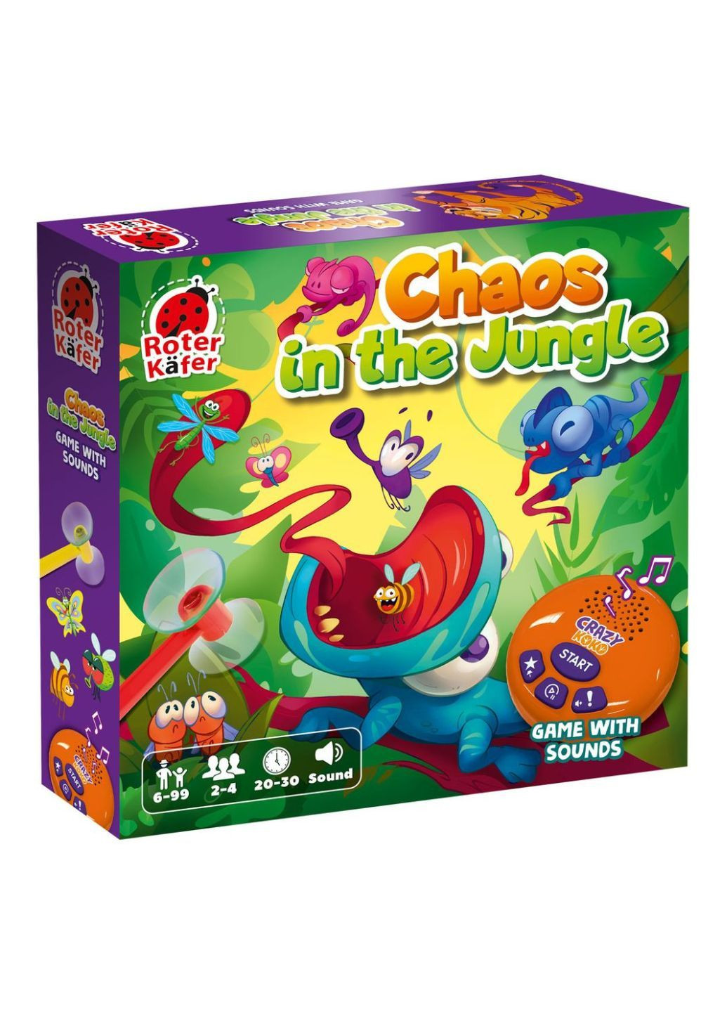 Игра настольная со звуковым модулем "Хаос в джунглях" RK1220-01 Roter Kafer (329297744)