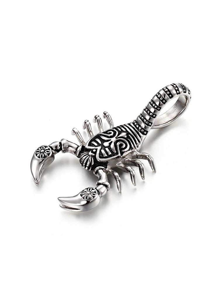 Кулон із ланцюжком чоловічий Скорпіон гороскоп STORE 201 (329202022)