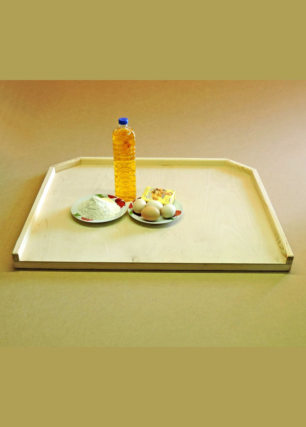 Доска для теста из дерева Пальмира классическая 65х77см (ДСТ-65770300) No Brand (327423149)